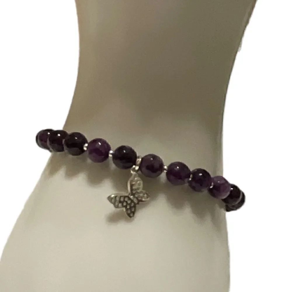 Real Amethyst Wrap Bracelet - Picture 11 of 11